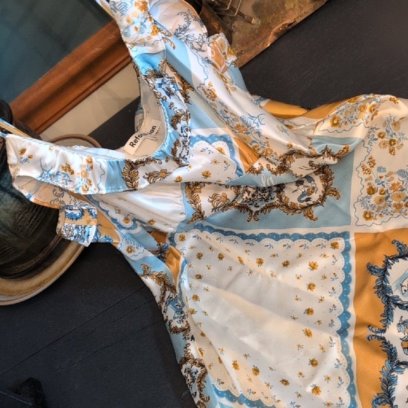 Anthropology Silk 100% Silk Reformation Aribella Camisole Midi Dress - Picture 10 of 15